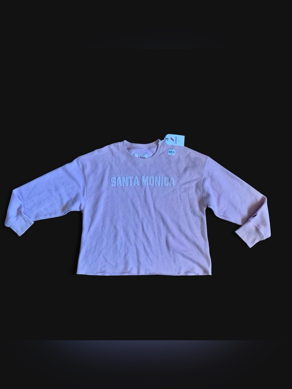 League Kids Pink 'Santa Monica' Crewneck Sweatshirt